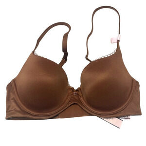 Victoria's Secret 30B lined demi underwire convertible strap bra BC2 3304